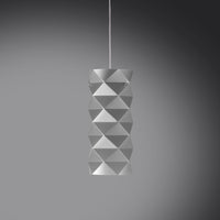 Sospensione Silver in Metallo Cromato Cm. 13 x 32h