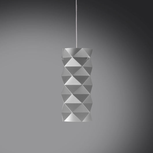 Sospensione Silver in Metallo Cromato Cm. 13 x 32h