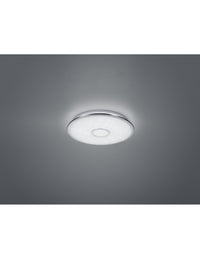 Plafoniera Multifunzionale Disco Led Osaka Ø42 cm Cromo Trio Lighting