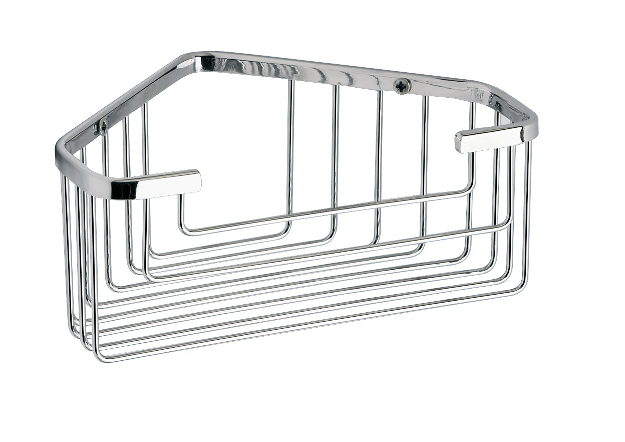 Portasapone angolare in inox da doccia