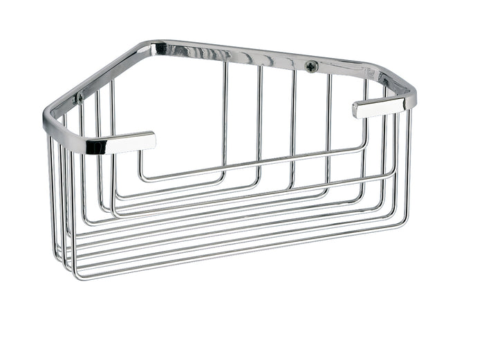 Portasapone angolare in inox da doccia