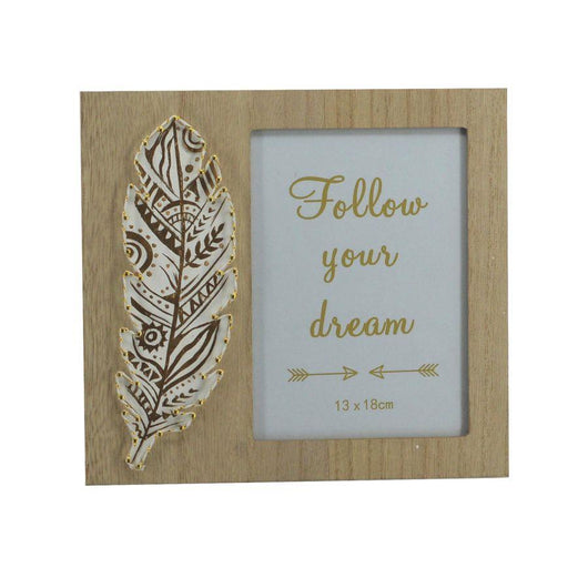 Portafoto da tavolo legno plume rettangolare cm23,5x2,5h21,5