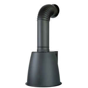 Cappa aspirante URBAN LUX PARETE in acciaio inox brunito cm Ø49