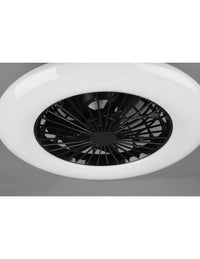 Ventilatore Lampadario Led Dimmerabile Stralsund Nero Trio Lighting
