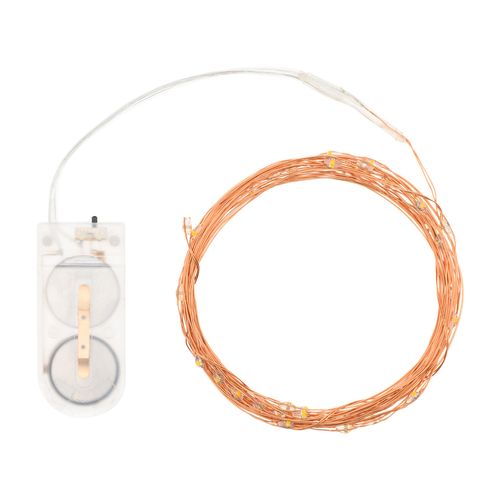 Catena microLED 4m a batteria 2xCR2032