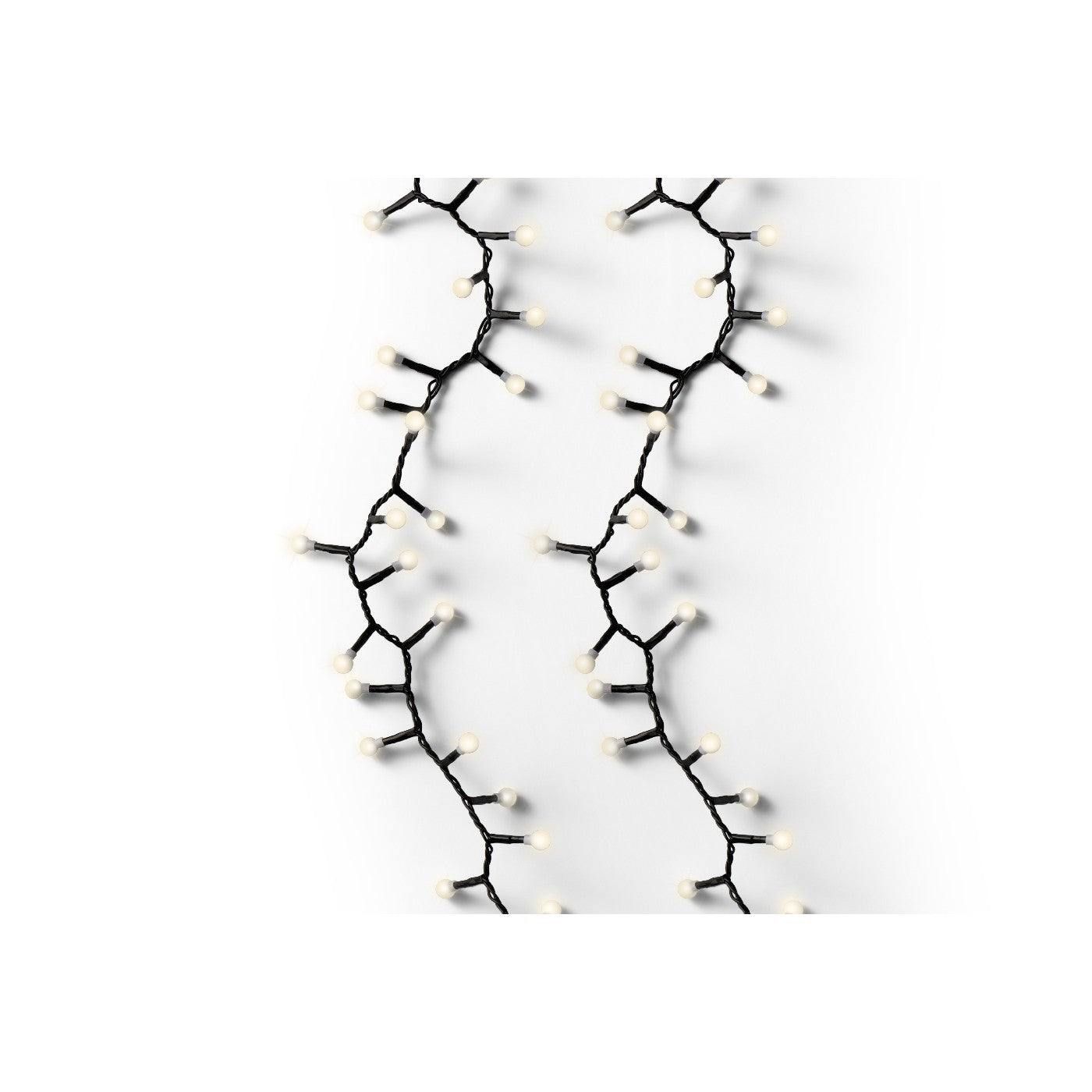 Luci LED Cherry Light nero/bianco caldo 1100cm 8Funz OUT