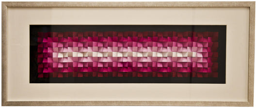 Quadro 3D con finitura in vetro e tela multicolor 120x50 cm