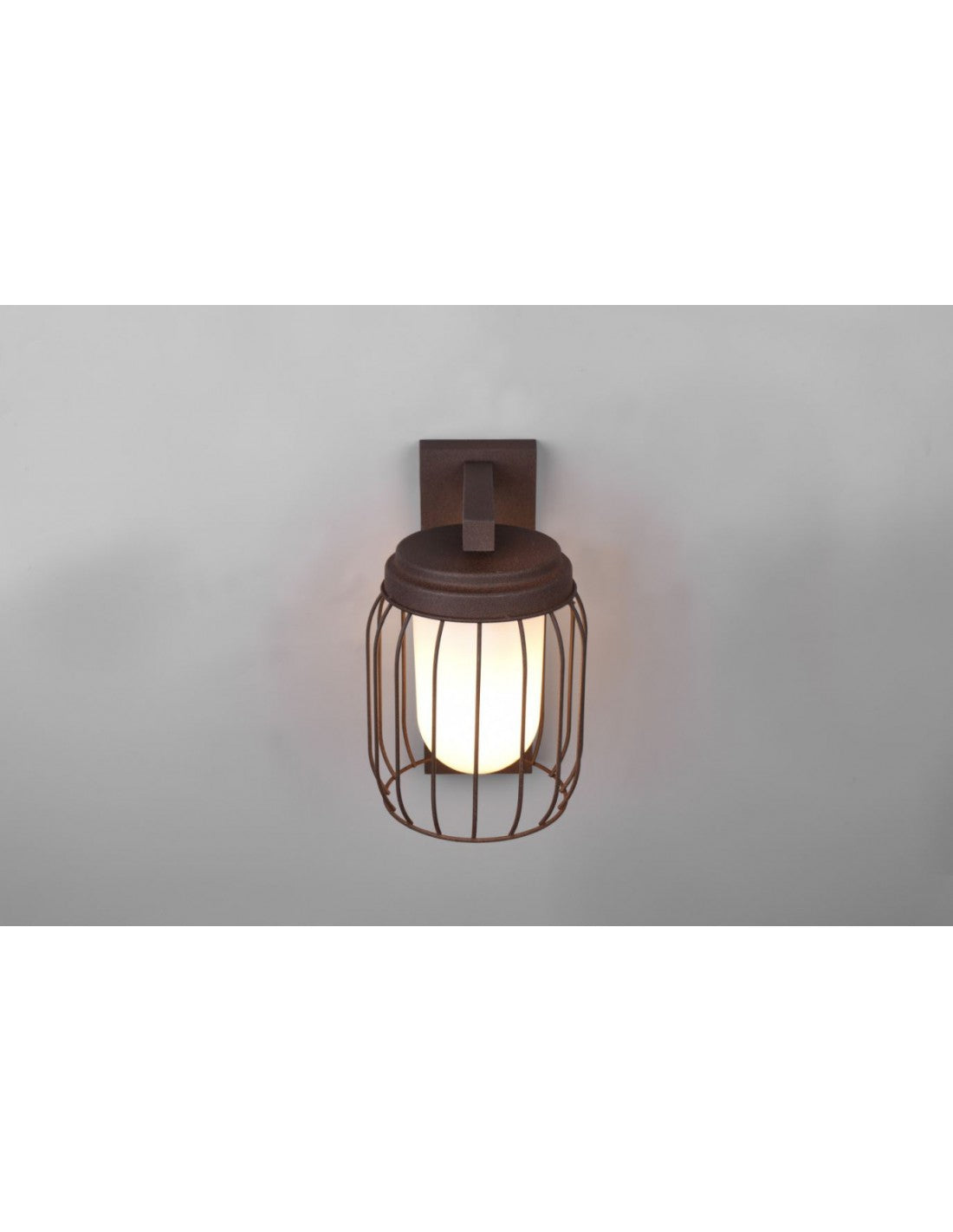 Lampada Parete Gabbia Ruggine 1xE27 Tuela IP44 Trio Lighting