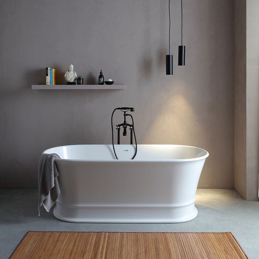 Vasca da bagno ovale classica centro stanza