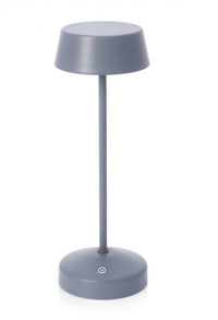 Lampada tavolo led blu D.11 x 33h in metallo