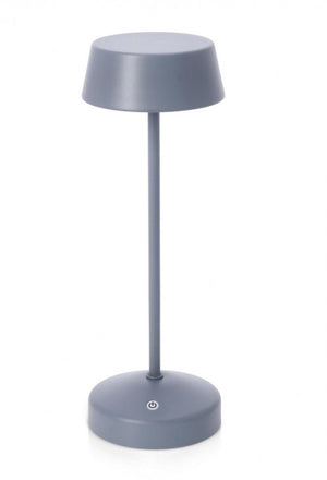 Lampada tavolo led blu D.11 x 33h in metallo