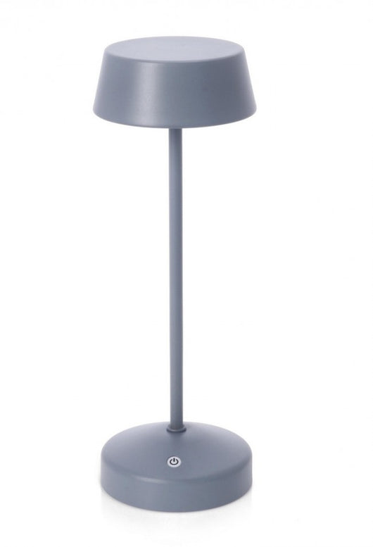 Lampada tavolo led blu D.11 x 33h in metallo