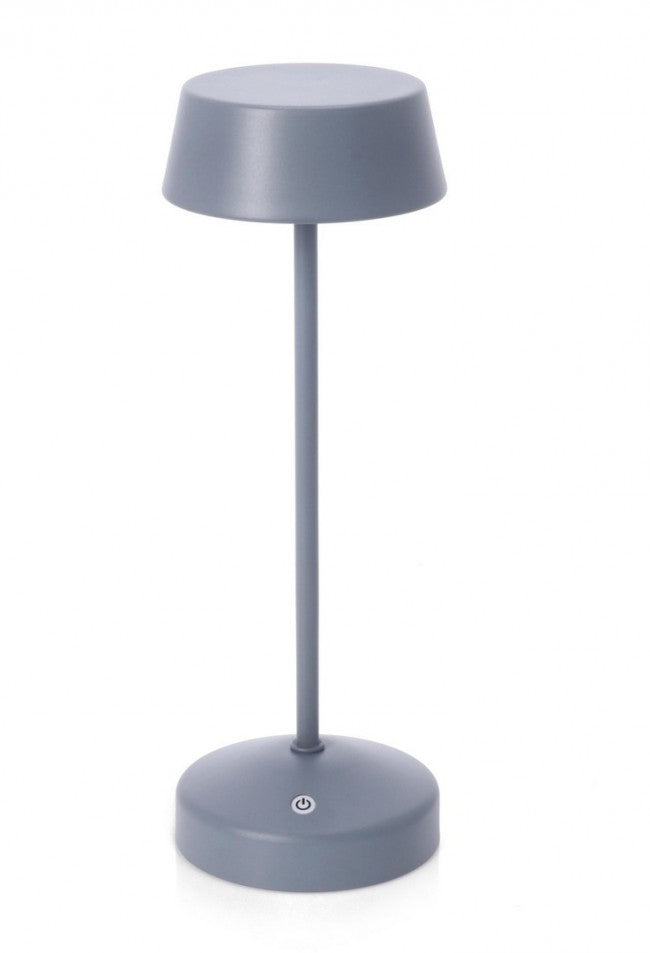 Lampada tavolo led blu D.11 x 33h in metallo
