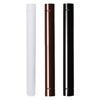 Tubo smaltato per stufe 50x10 marrone
