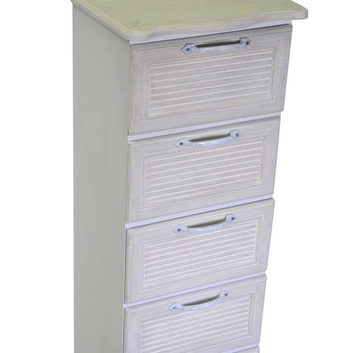 Portacandele metallo arezzo bianco 2 posti cm31x15,5h44