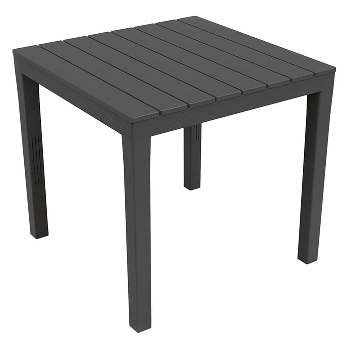 Tavolo in polipropilene bianco 78x78xh.73