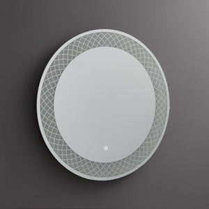 Specchio rotondo 70 cm con led illuminato