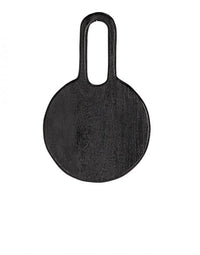 Tagliere nero in legno 25x40x1.75