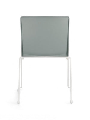 4x Sedia bianca/verde salvia 43.5x50x79