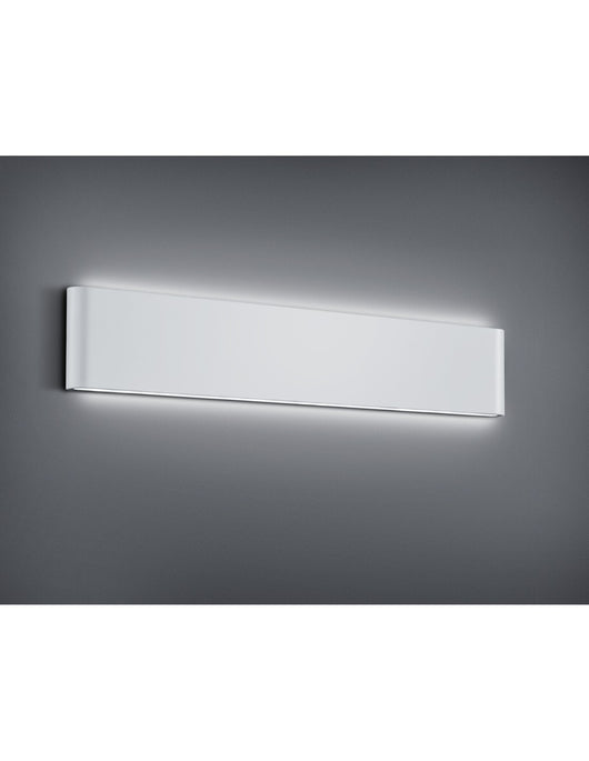 Applique Rettangolare Thames II Led Doppia Luce IP54 Bianco L46 cm Trio Lighting