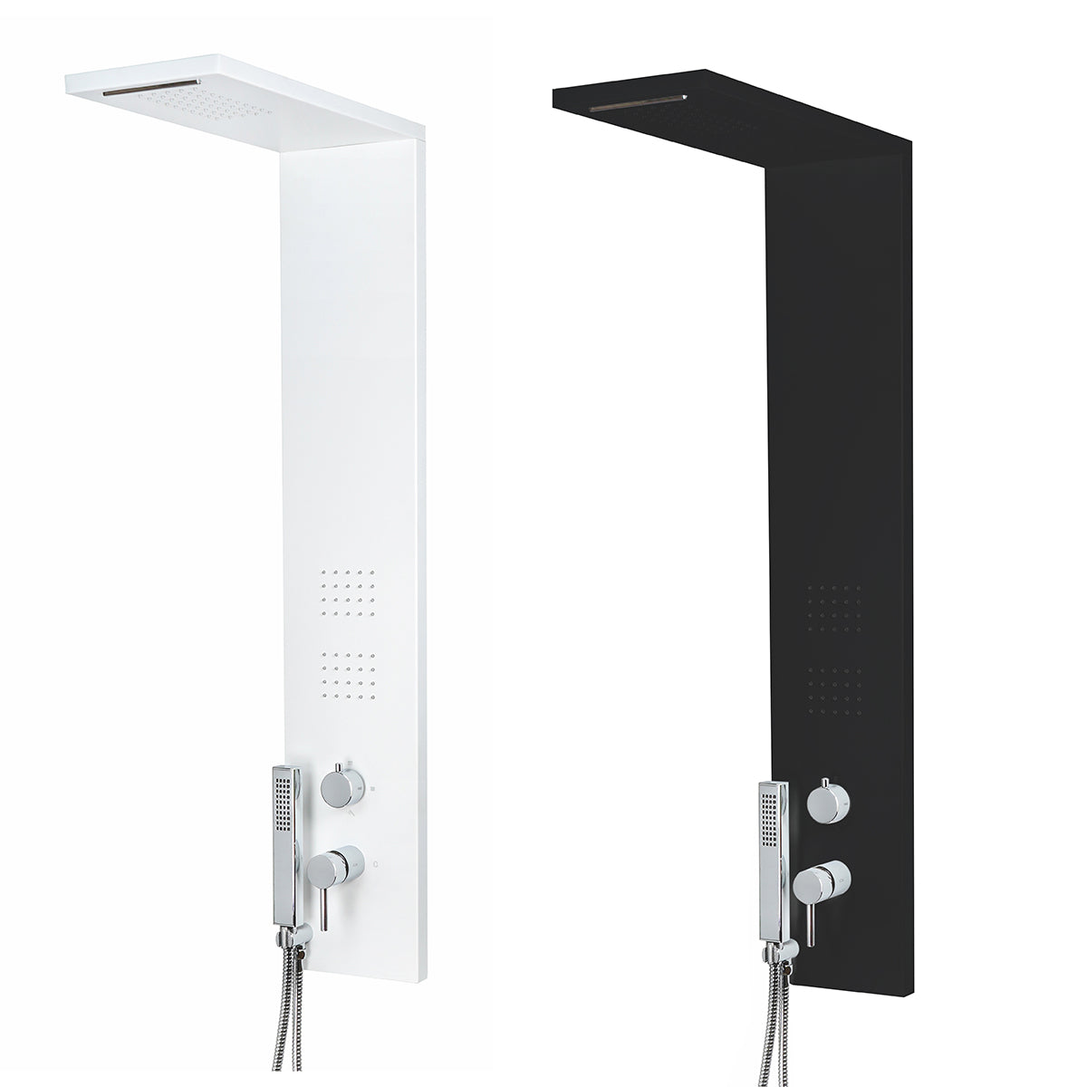 Parete attrezzata Trend inox lucido