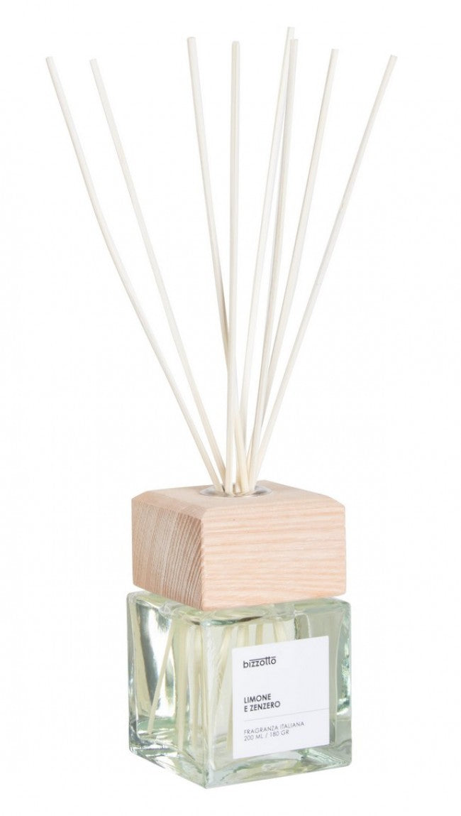 3x Diffusore fragranza limone e zenzero 7x7x9,48h