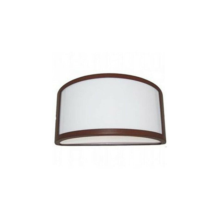 Enio Applique Moderno 60W Marrone 08595 Illuminazione da Esterno