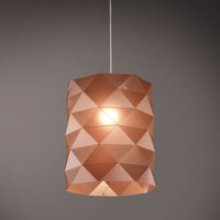 Sospensione Copper in Metallo Cromato Cm. 27 x 32h