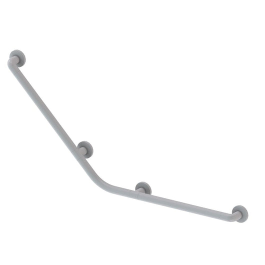 Corrimano angolare di sicurezza 113x55 cm. per disabili colore bianco