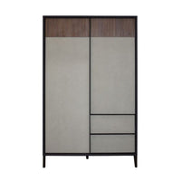 Mobile 106x40x177 cm lava e argilla