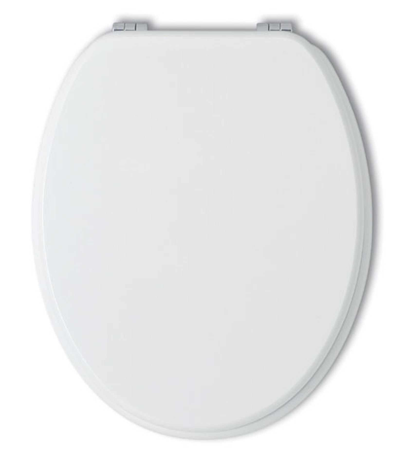 Sedile wc universale bianco in legno laccato