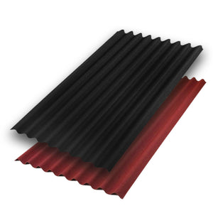 Lastra bitumata colorata rossa 85,5x200 cm