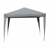 Gazebo acciaio arizona 3x3m automatico poliestere grigio 160gr-m2
