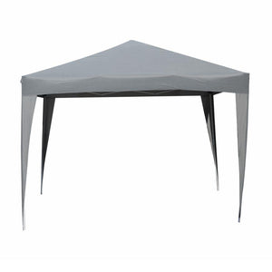 Gazebo acciaio arizona 3x3m automatico poliestere grigio 160gr-m2