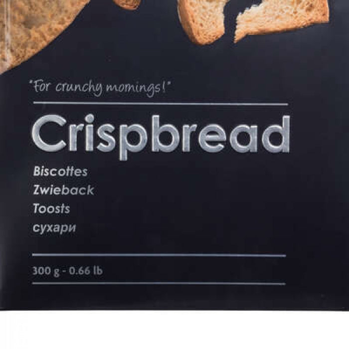 Contenitore per fette biscottate in ferro con rilievo Nero 300g 18x10x h24,5 cm