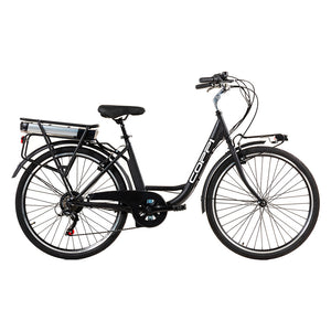 Bicicletta elettrica nera 26" con motore 250W