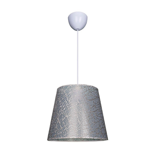 Lampada a sospensione Conic ASZ0777 in tessuto grigio EFFEZ