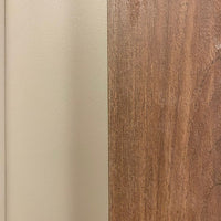 (3c) Contenitore 106x40x171 cm in cashmere e noce