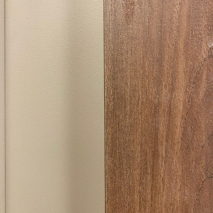 (3c) Contenitore 106x40x171 cm in cashmere e noce