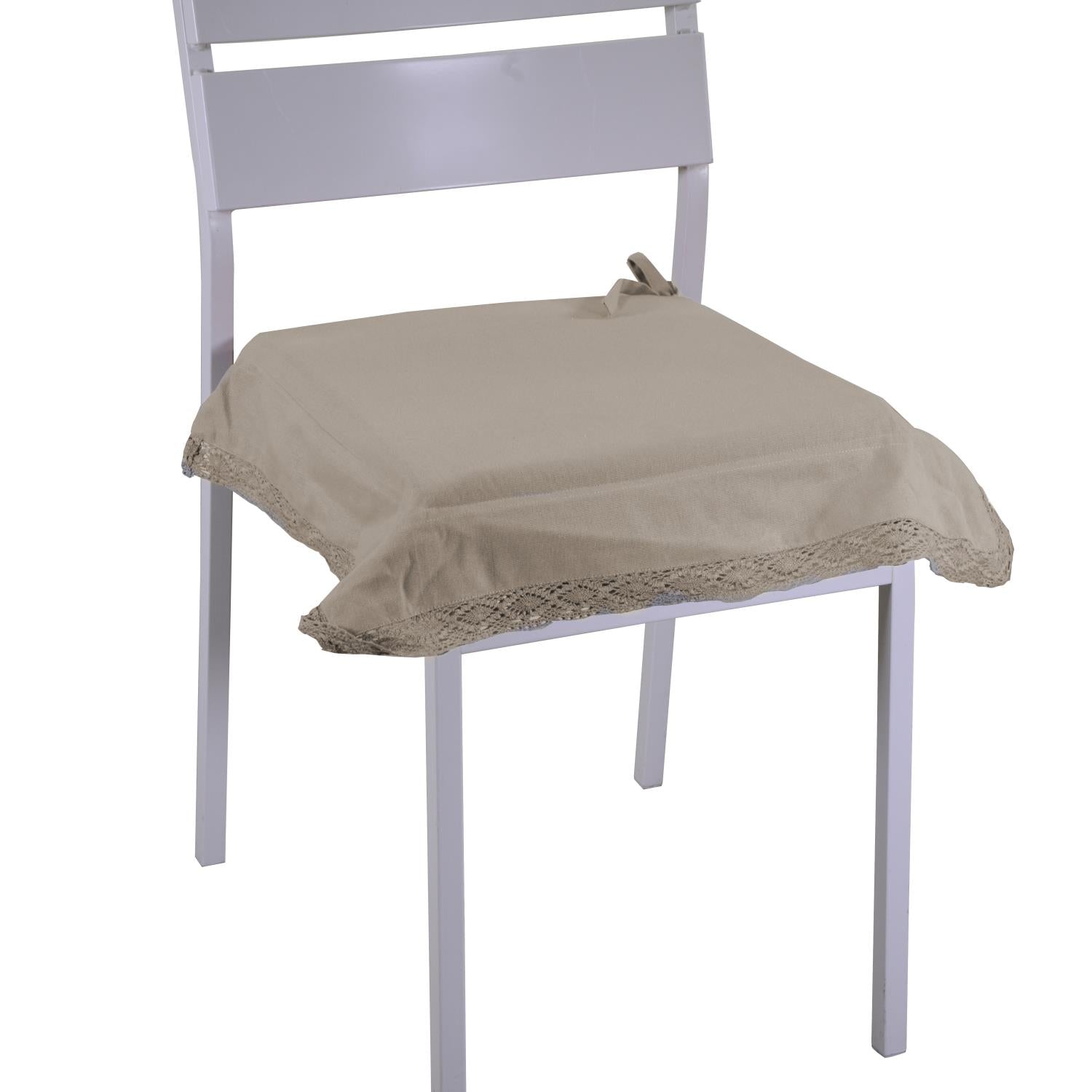 Cuscino amelie tortora quadro cm40x40h4