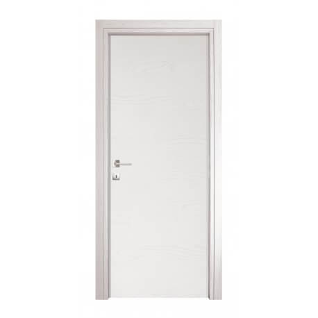 Porta in frassino/bianco, modello Microtec, dimensioni 210x80 cm