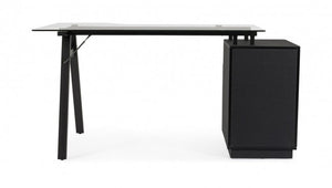 Scrivania angolo C-nero 150.5x80x75