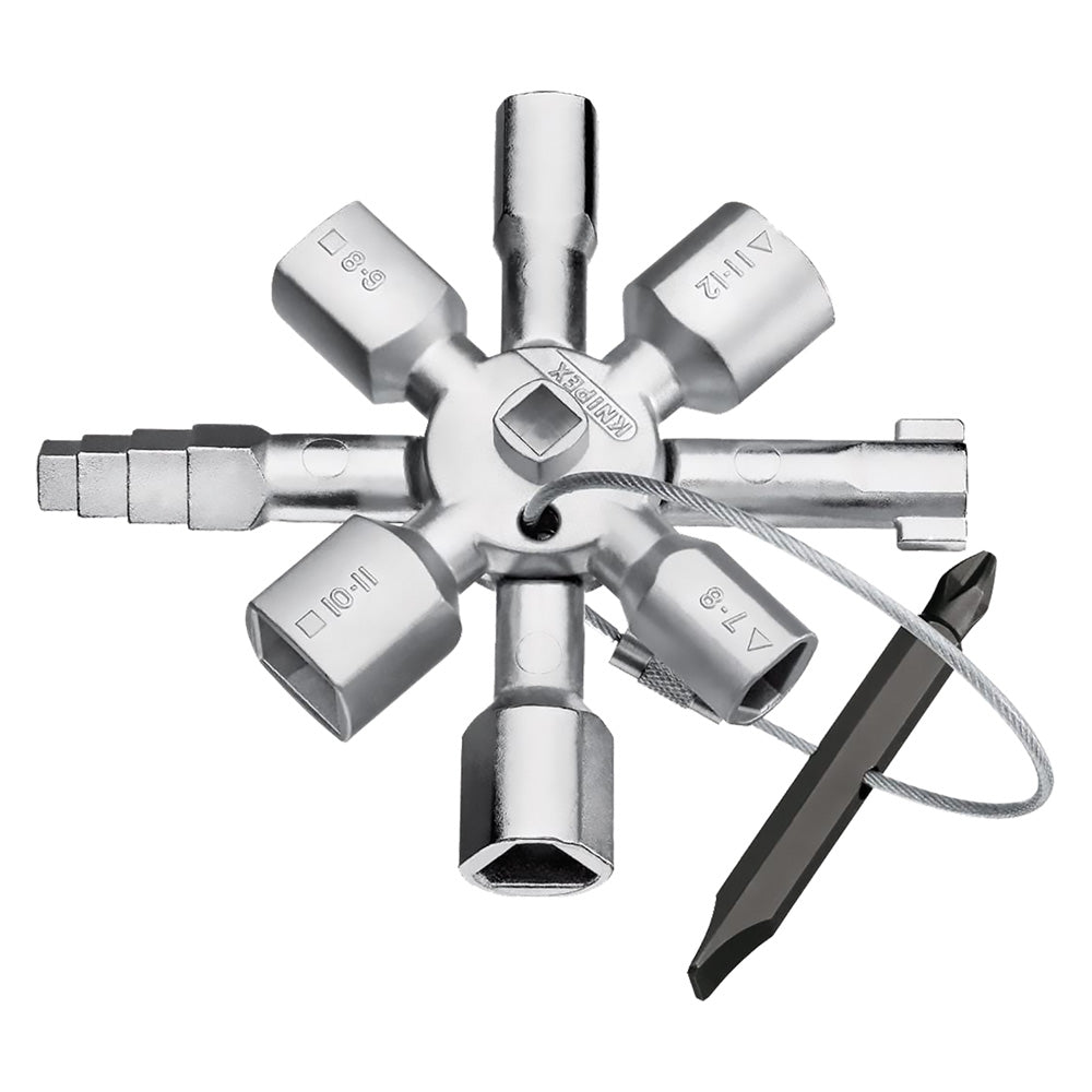 Chiave A Croce Per Cassette/Armadi Tipo Universale - 10 Profili