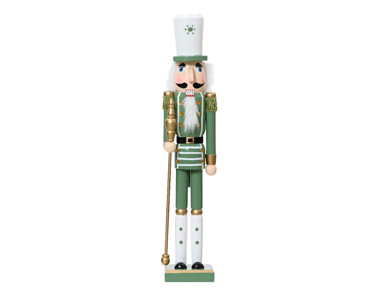 Schiaccianoci con cappello verde 50cm