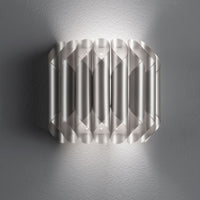 Applique da parete moderna Silver Cm. 32 x 16 x 30h