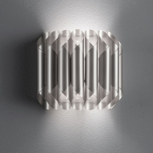 Applique da parete moderna Silver Cm. 32 x 16 x 30h