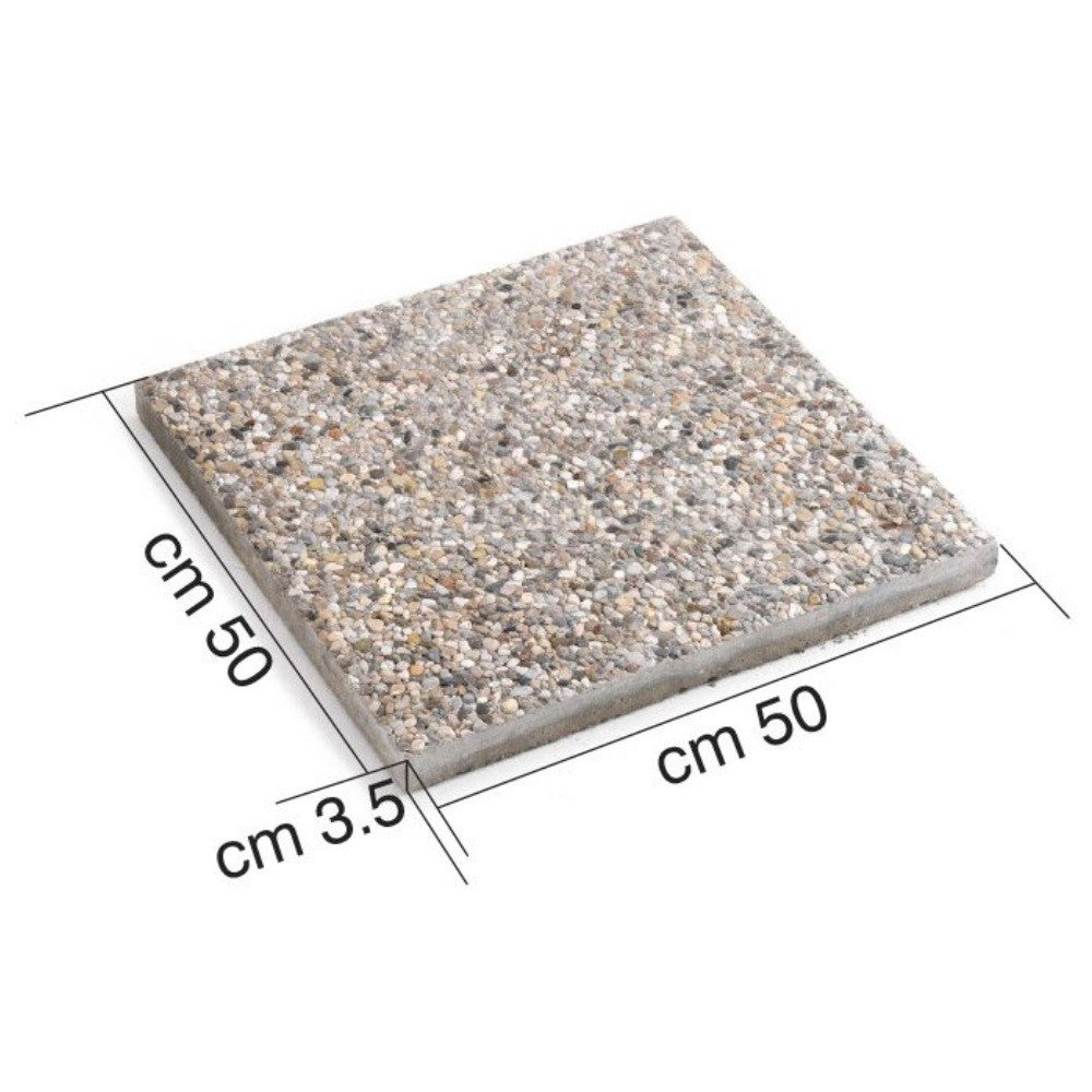 PIASTRA IN GRANIGLIA 50X50 CM