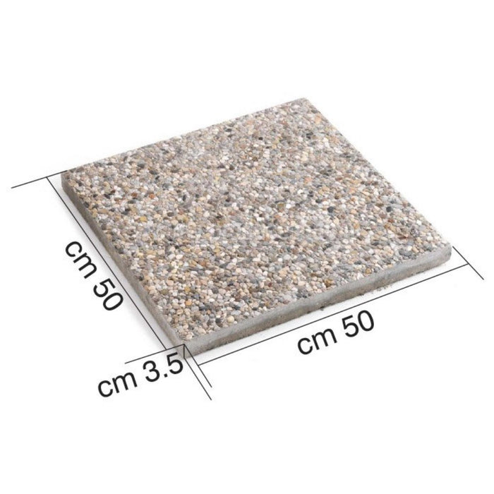 PIASTRA IN GRANIGLIA 50X50 CM