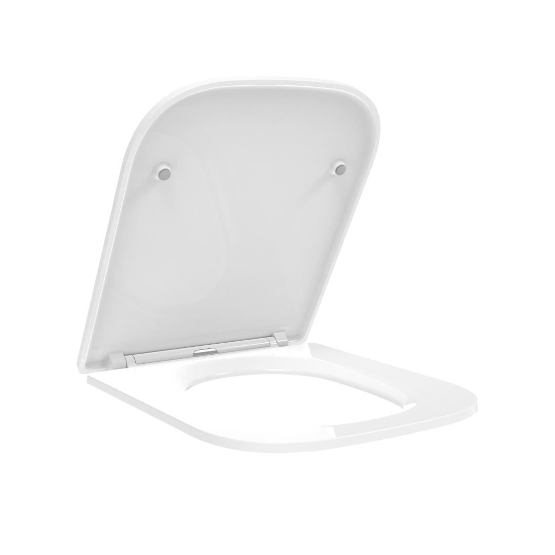 Copriwater bianco lucido termoidro.