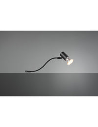 Lampada Spot Specchio Giada Orientabile Nero IP44 Trio Lighting